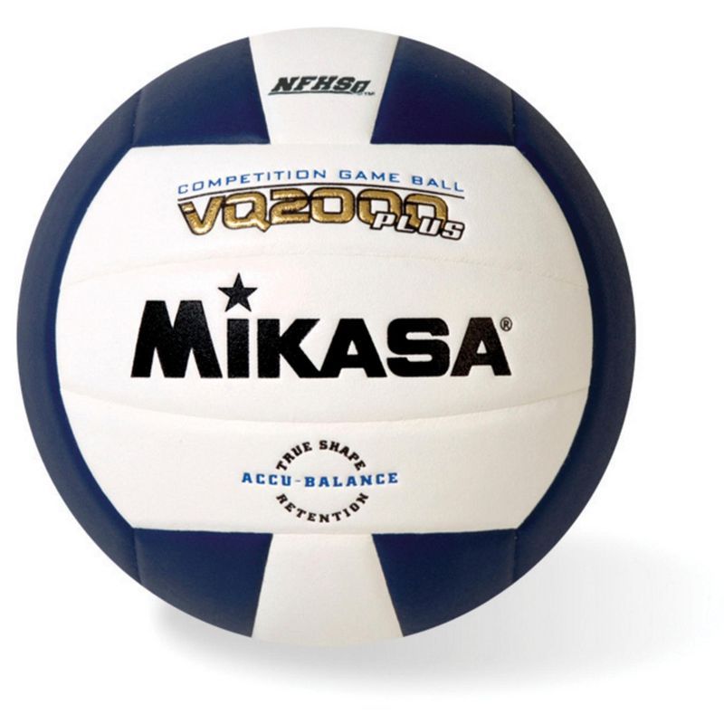 Navy Blue and White Micro Cell Composite Indoor Volleyball