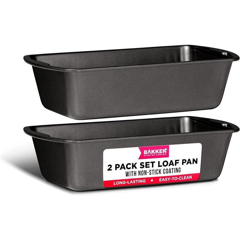 Bakken Nonstick Carbon Steel 2-Piece Loaf Pan Set