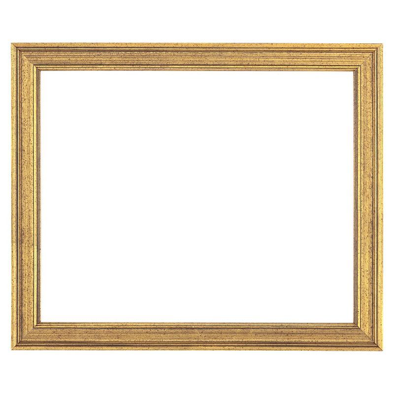 Gold 12x16 Vintage Wooden Picture Frame