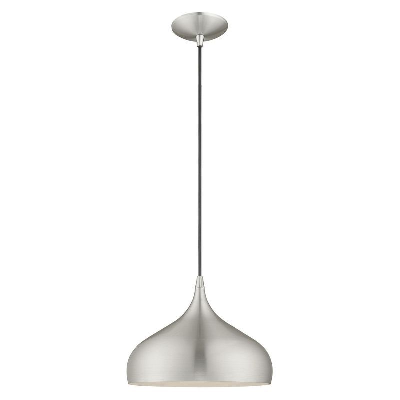 Elegant Mini Spades Pendant Light in Brushed Aluminum