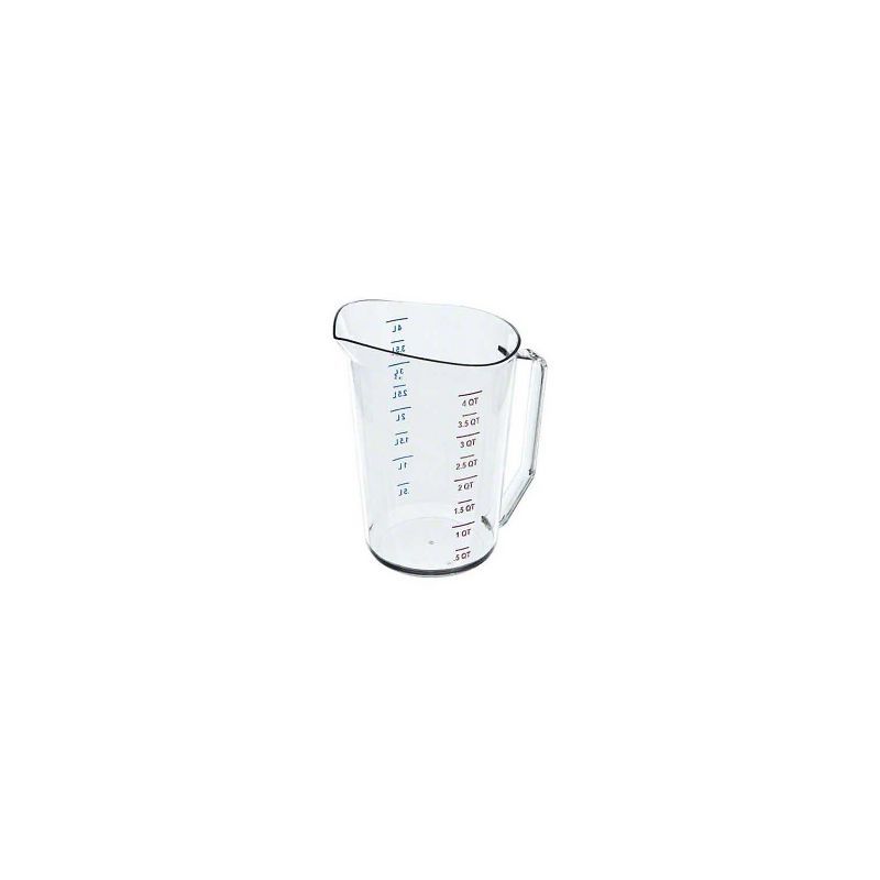 Cambro 4 Quart Clear Polycarbonate Liquid Measuring Cup