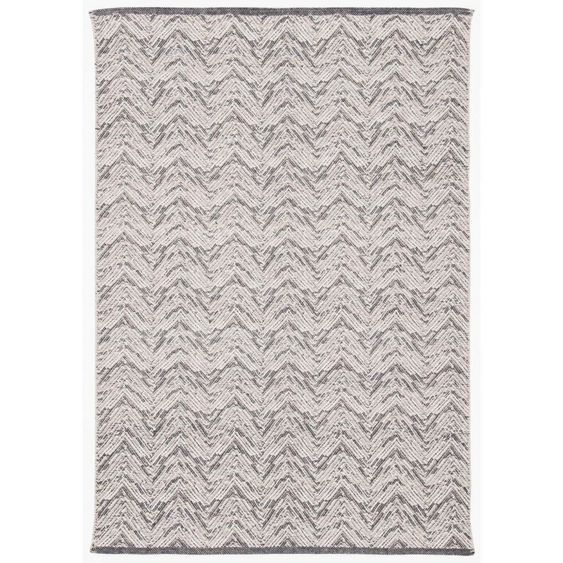 Handwoven Nomadic Gray Wool 4' x 6' Kilim Area Rug