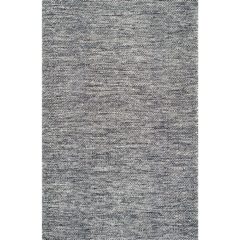 Taupe Cotton 62''x24'' Handmade Flat Woven Area Rug