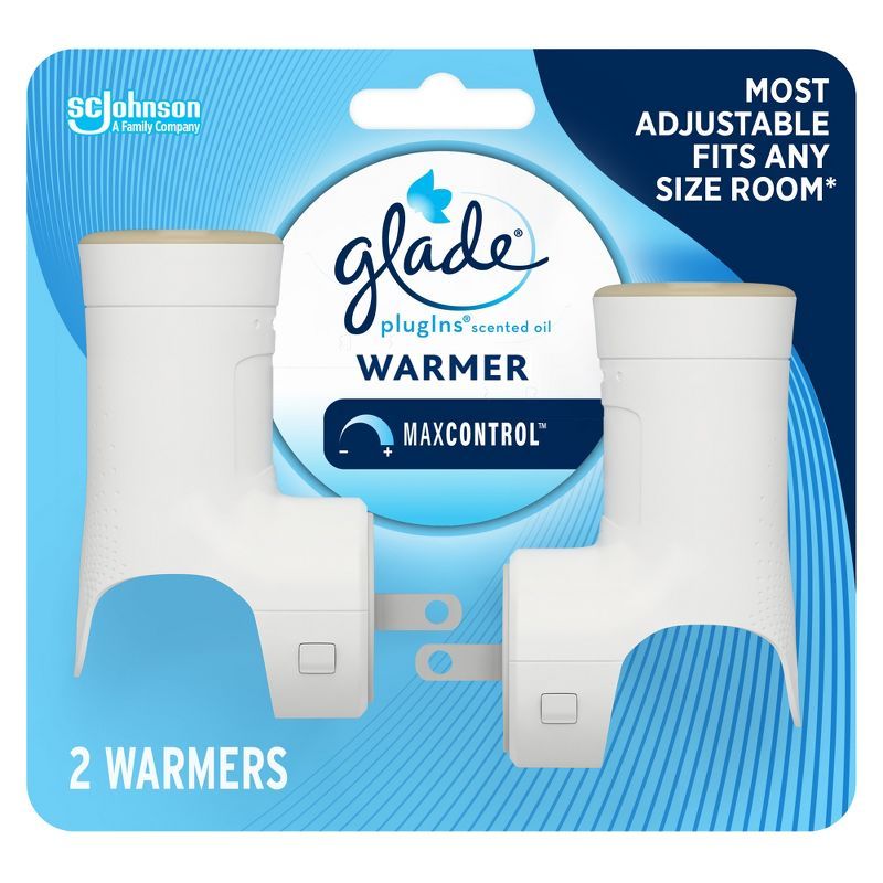 White Adjustable Scented Oil Air Freshener Warmer, 2-Pack