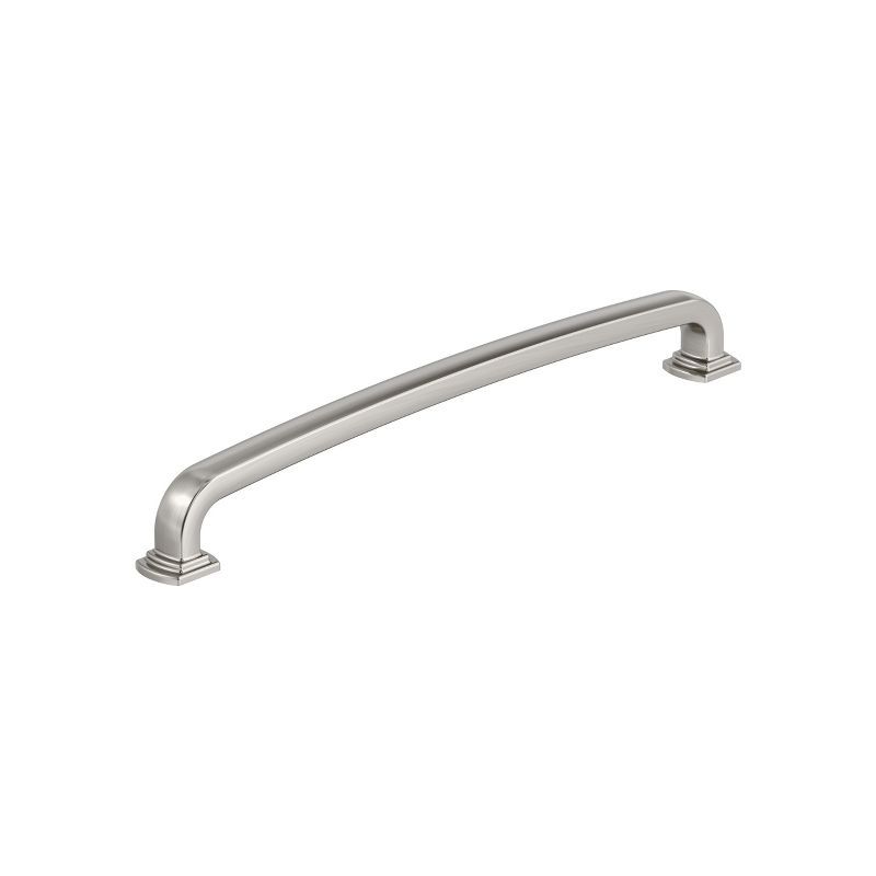 Satin Nickel 8-13/16" Modern Industrial Cabinet Pull