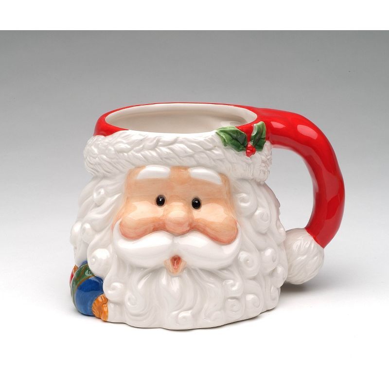 Red Ceramic Santa Claus Christmas Mug 16oz