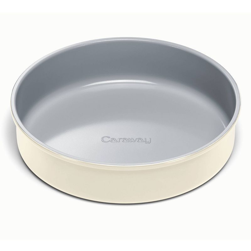 Cream 9" Round Nonstick Stainless Steel Cake Pan