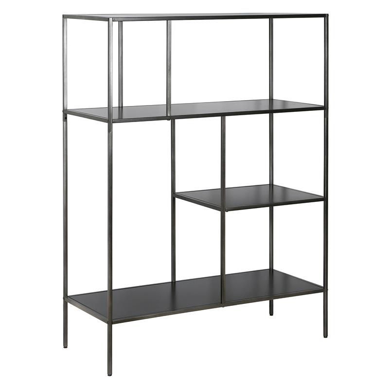 Gunmetal Gray 48" Steel Rectangular Étagère