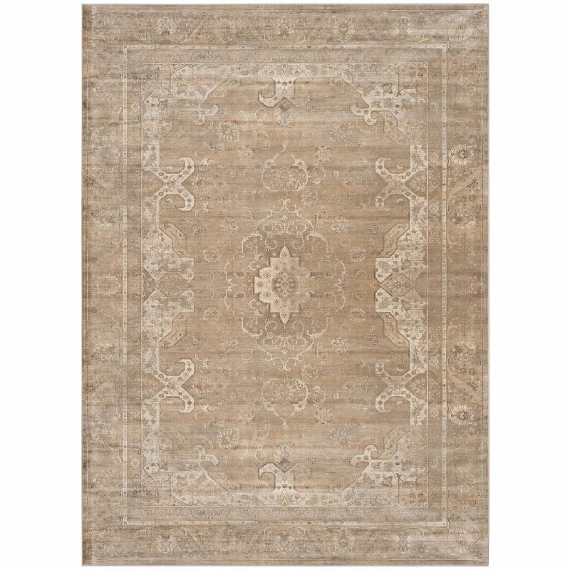 Elegance Revived Mouse Viscose 9' x 12' Hand-Knotted Area Rug