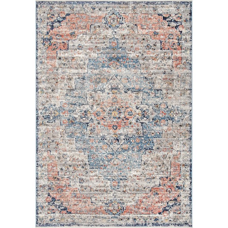 Sawyer 4' x 6' Multicolor Synthetic Reversible Area Rug