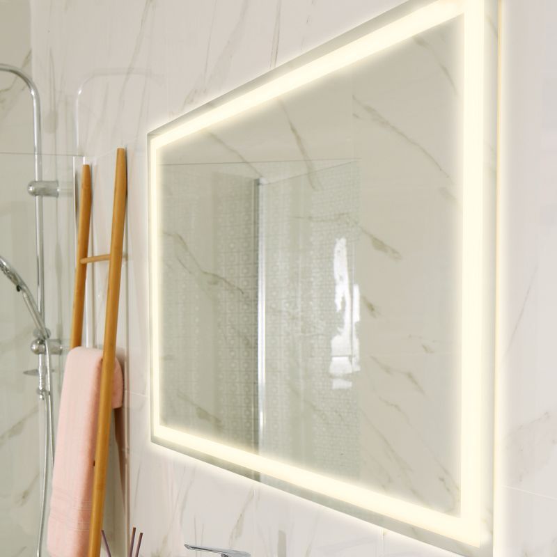 Pax Rectangular Frameless LED Bathroom Vanity Mirror