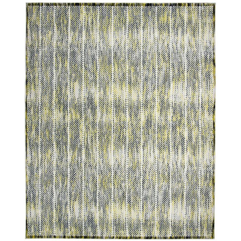 Reversible Multicolor Medallion 9' x 12' Easy Care Area Rug