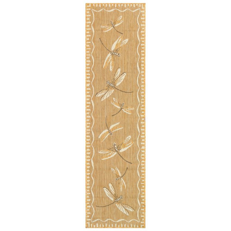 Sand Dragonfly Flat Woven Indoor/Outdoor Rug