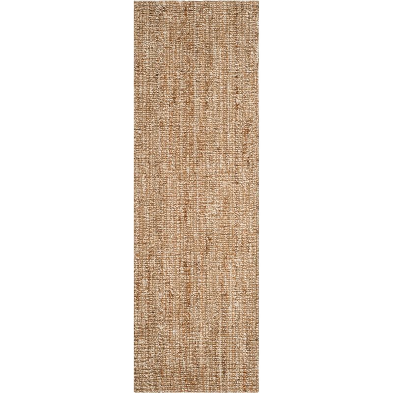 Natural Ivory Handwoven Jute Runner Rug 2' x 20'