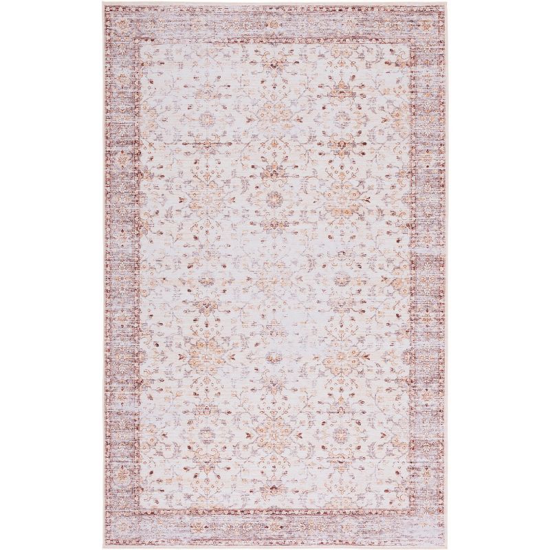 Tucson 8' x 10' Beige and Gold Hand-knotted Synthetic Rug