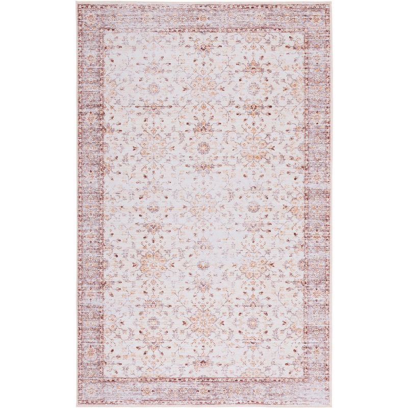 Tucson 8' x 10' Beige and Gold Hand-knotted Synthetic Rug