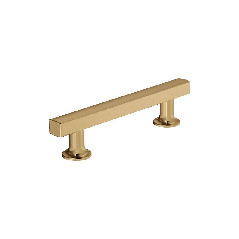 Champagne Bronze 3-3/4 inch Modern Cabinet Pull