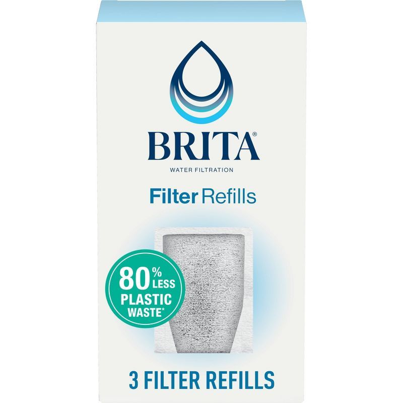 Brita Refillable Water Filter Refills 3-Pack