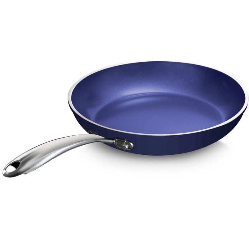 Granitestone Blue 12'' Nonstick Aluminum Fry Pan with Cool Touch Handle