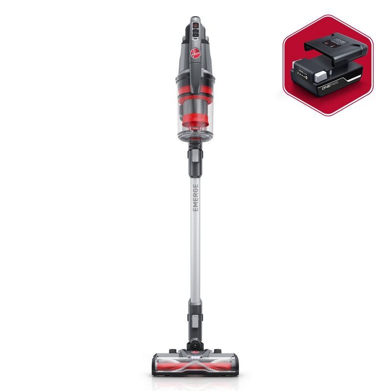 Hoover ONEPWR Gray Cordless Bagless Stick Vacuum Cleaner