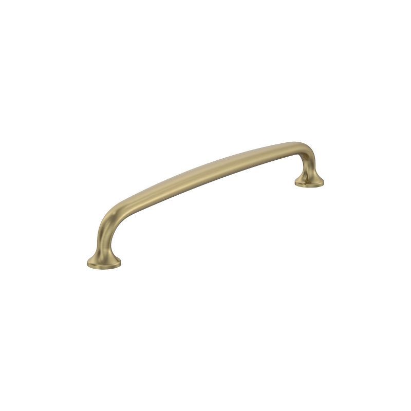 Golden Champagne 12-inch Polished Appliance Pull with Mounting Hardware