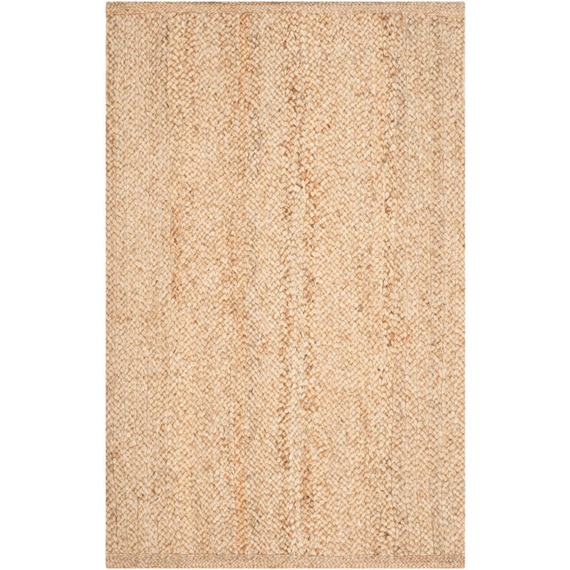 Coastal Charm Hand-Woven Jute Area Rug, Natural, 3' x 5'