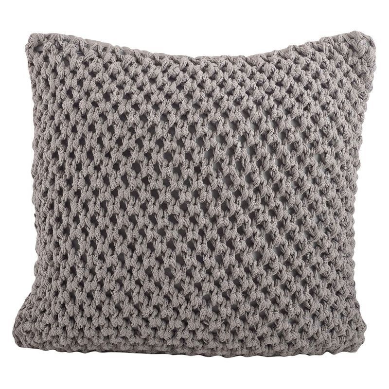 Sheridan Knitted Cotton Throw Pillow