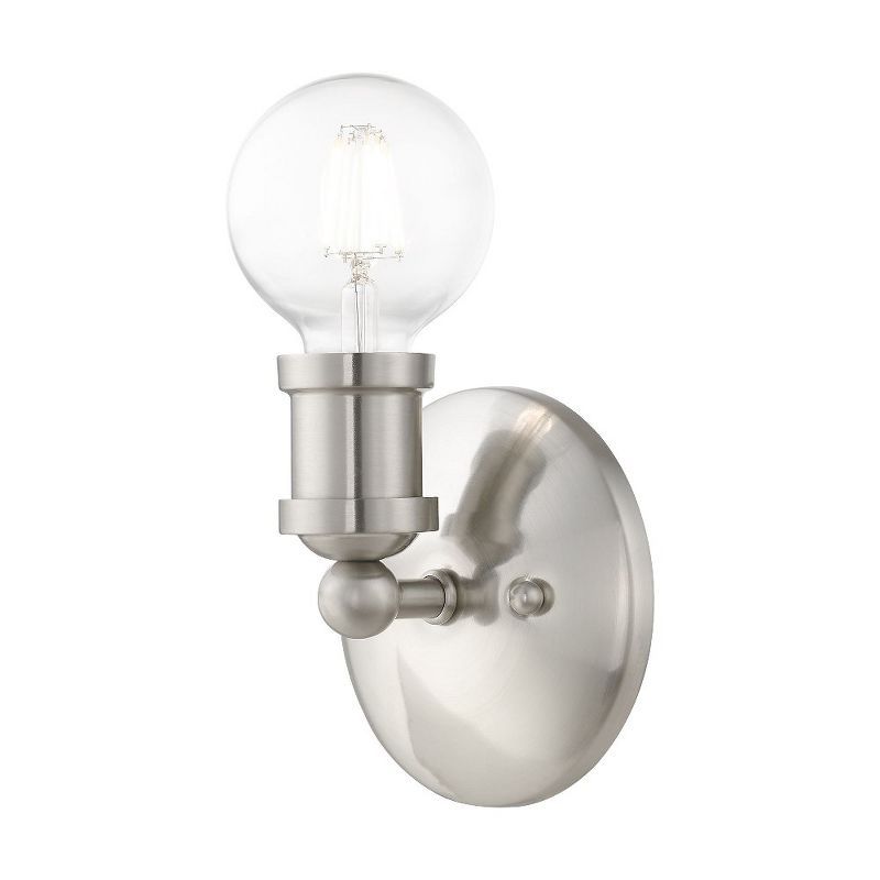 Lansdale Brushed Nickel 5'' Contemporary Single-Light Vanity Sconce