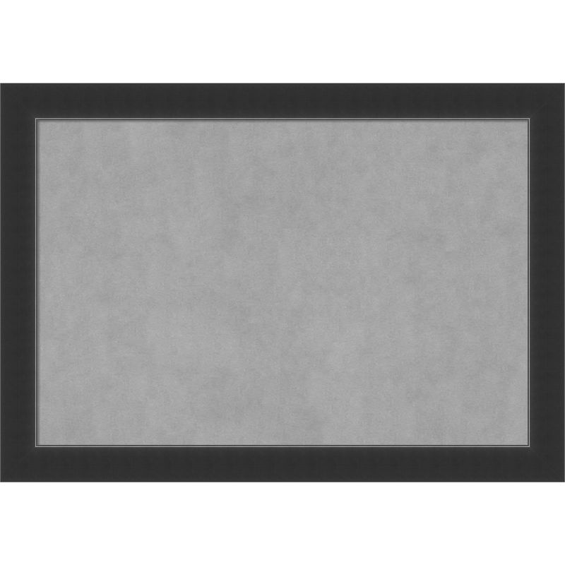 Corvino Black Wood Framed Magnetic Board 44" x 32"