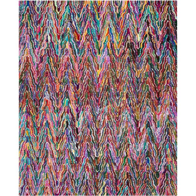 Nantucket Multicolor Hand-Tufted Wool and Cotton Area Rug
