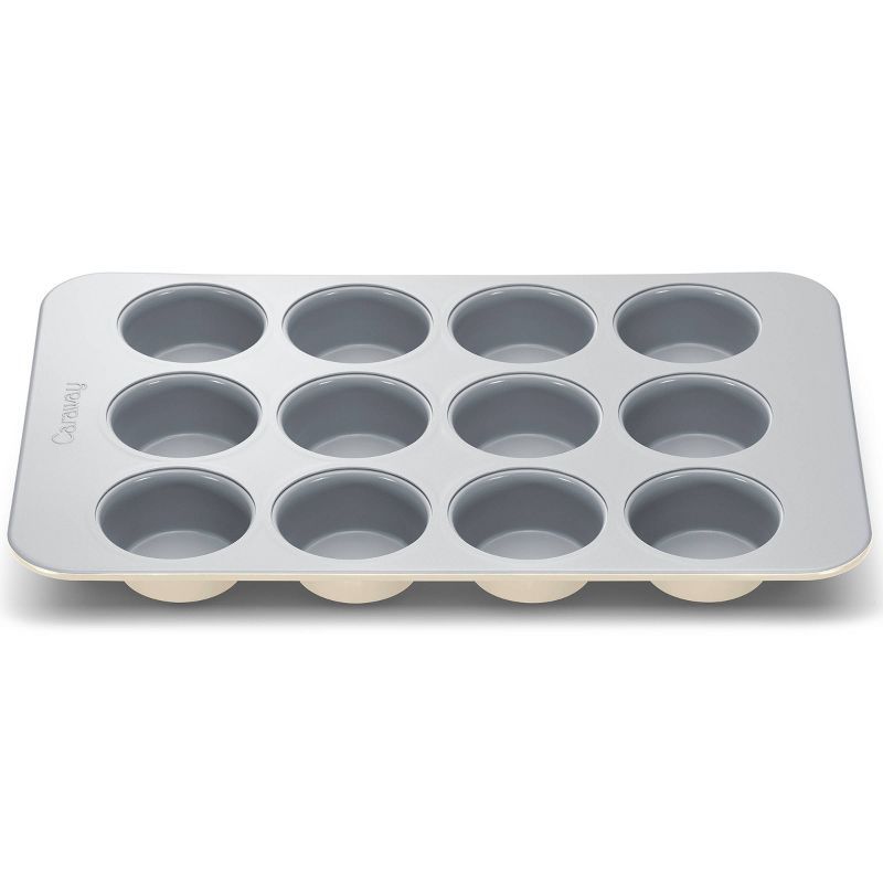 Multicolor Non-Stick Steel 12-Cup Muffin Pan