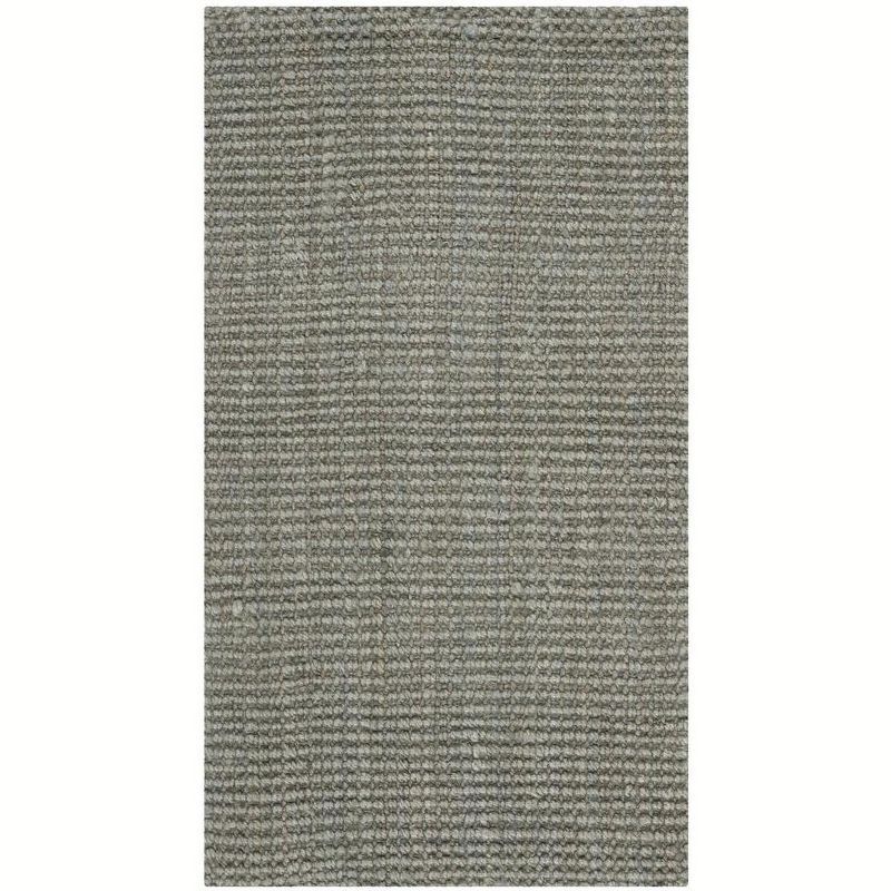 Handmade Gray Jute Area Rug 2'3" x 4'