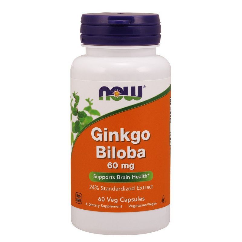 Ginkgo Biloba 60mg Vegan Brain Support Capsules