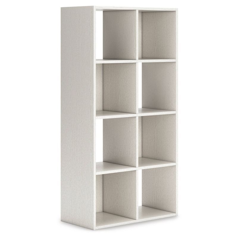 White Eight Cube Organizer with Laminated Surface