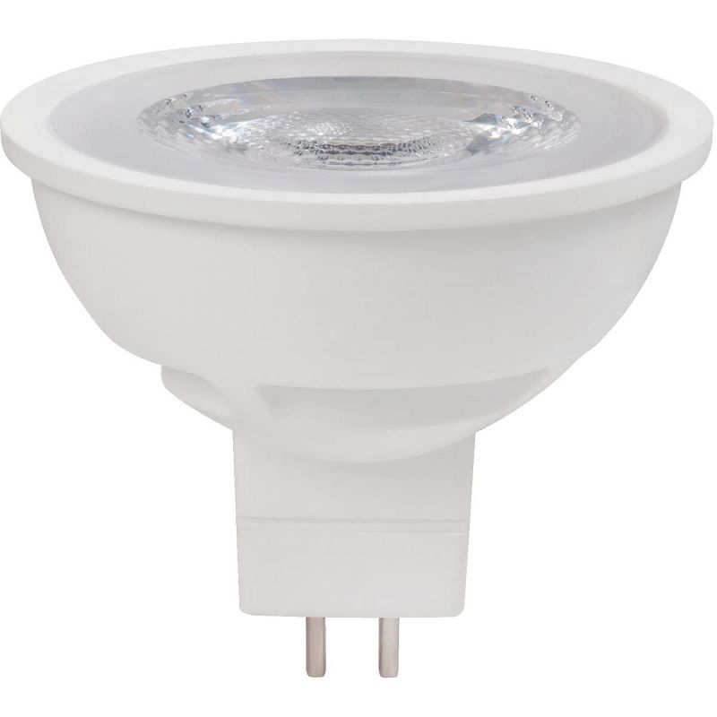 White Frosted LED MR16 Light Bulb 6.5W GU5.3