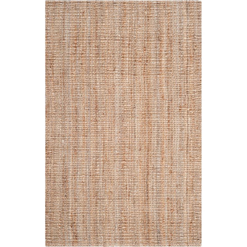 Natural Handwoven Jute Area Rug, 4' x 6'