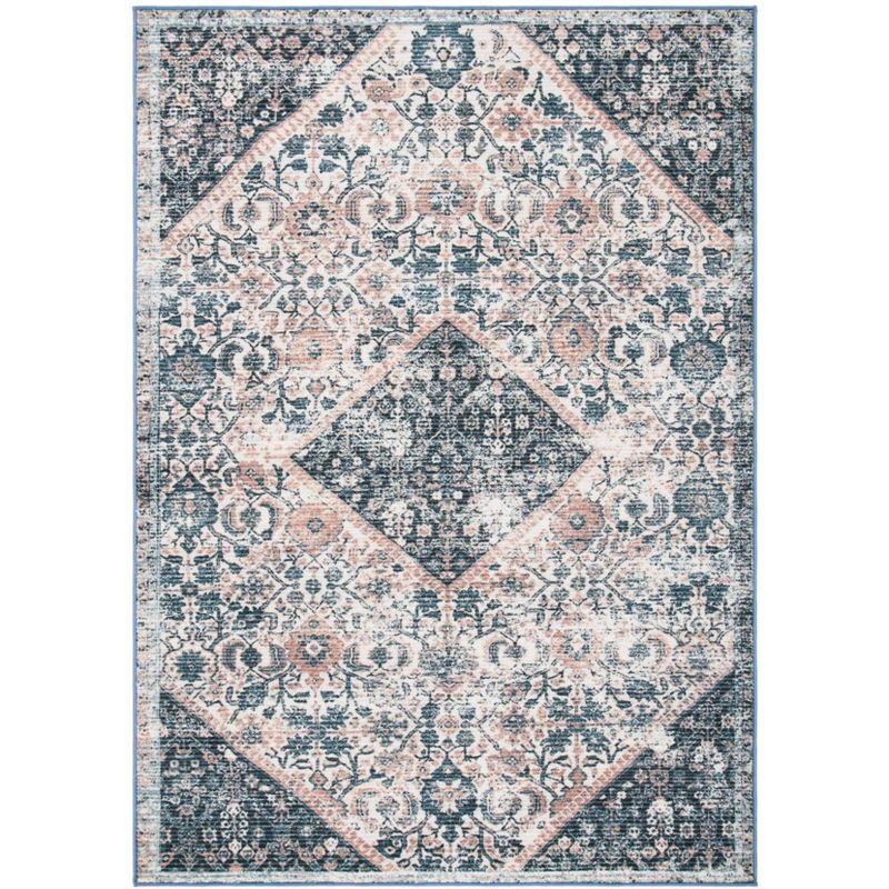 Ivory Elegance 5' x 7' Hand-Knotted Wool Blend Area Rug