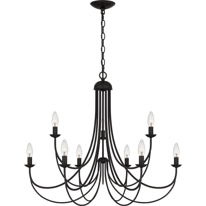 Imperial Bronze 9-Light Candelabra Chandelier