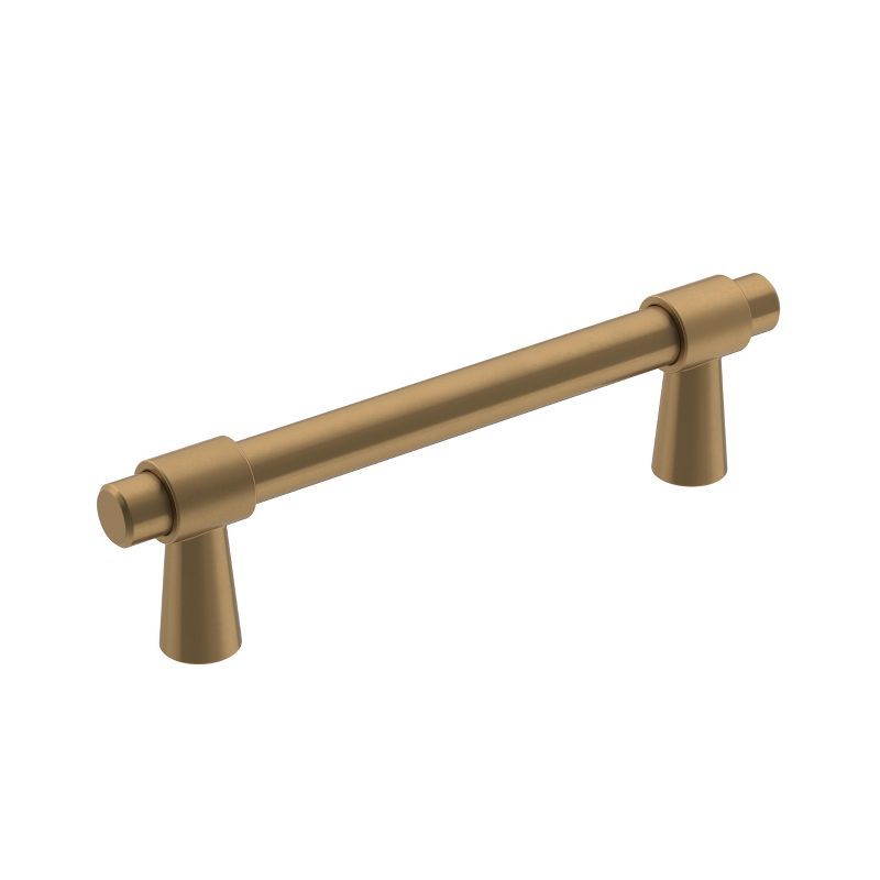 Champagne Bronze Modern Cabinet Drawer Pull with Mounting Hardware