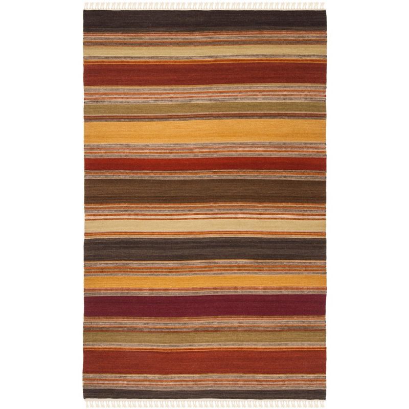 Striped Kilim STK315 Hand Woven Area Rug  - Safavieh