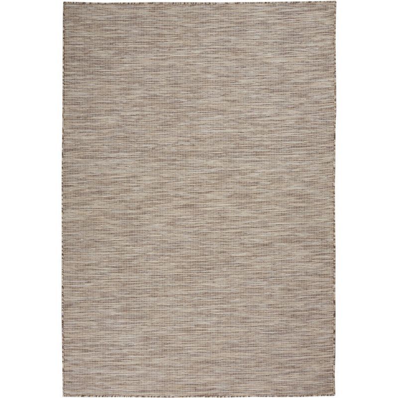 Positano Beige Easy-Care Synthetic 5' x 7' Outdoor Rug