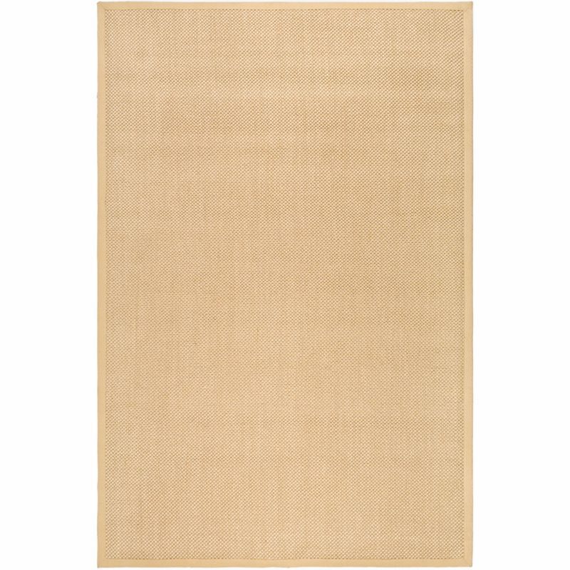 Maize Wheat Hand-Knotted Cotton Area Rug 5' x 8'