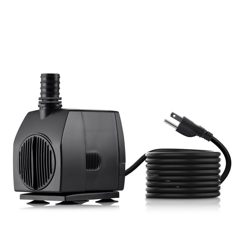 Black Submersible Stream Pump with 6' Cord