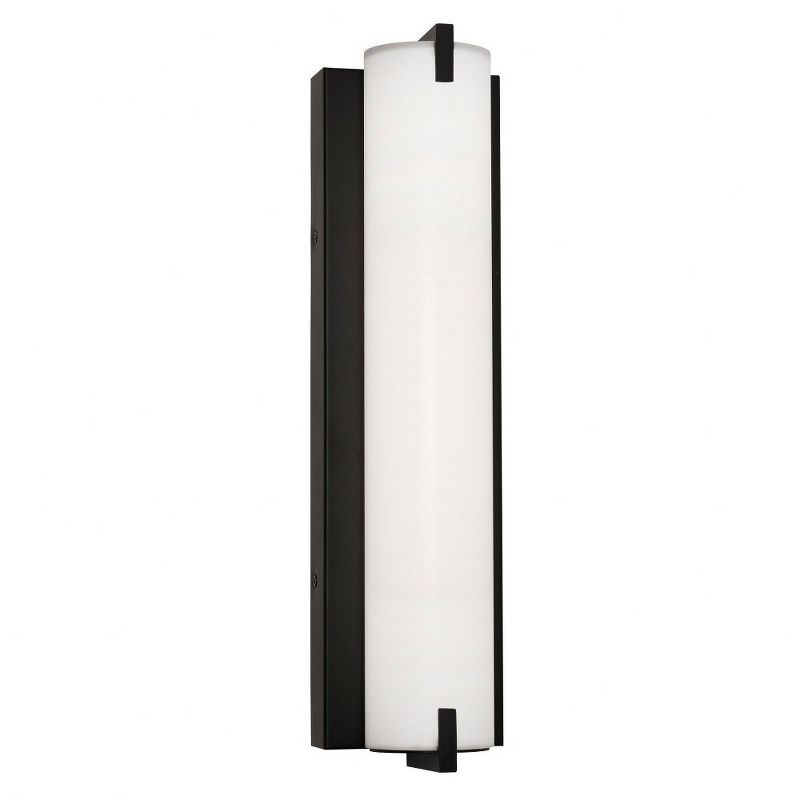 Axel 16" Black Steel LED Wall Sconce