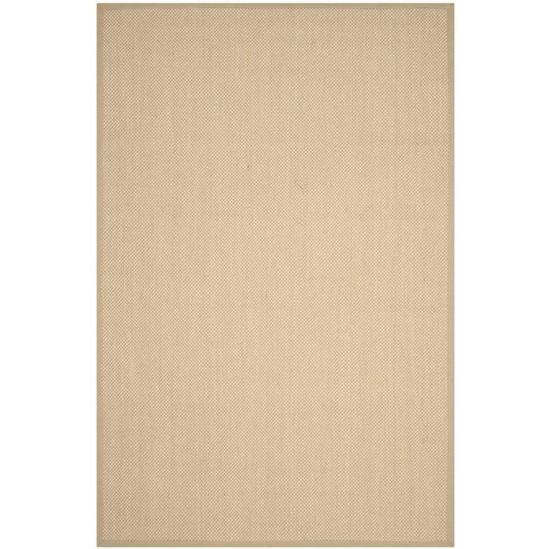 Maize & Linen Reversible Hand-Knotted 6' x 9' Synthetic Area Rug