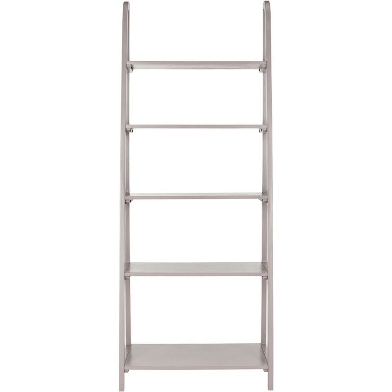 Albert 72" Gray Pine 5-Tier Ladder Shelf