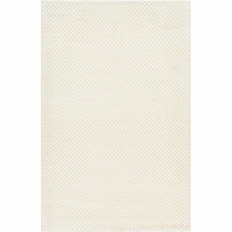 Kassa Cream Hand Woven Wool and PET Yarn Area Rug 2' x 3'