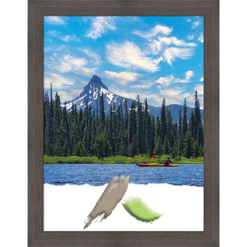 Chocolate Brown Hardwood Wall Picture Frame 30x24