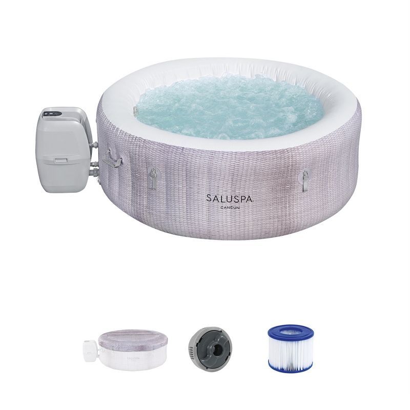 Bestway SaluSpa Cancun Round Inflatable Hot Tub with AirJets