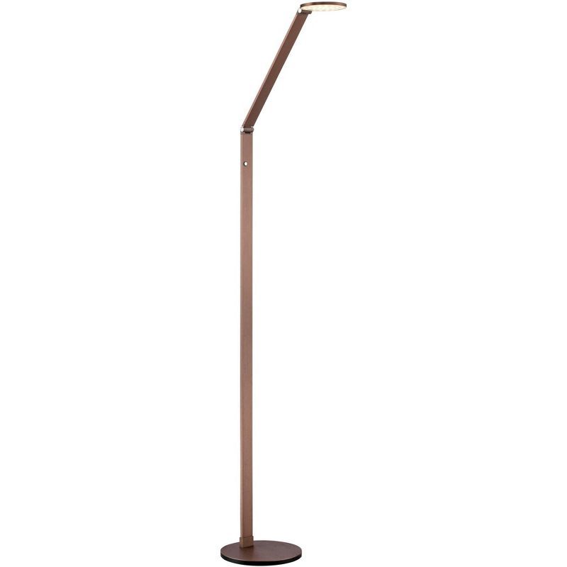 Bronze Adjustable Pharmacy LED Task Floor Lamp